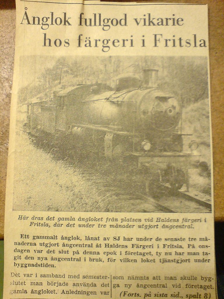 1316 B 1961-11-02 BT Tidningsartikel Fritsla Färgeri Ola Almquists saml.jpg